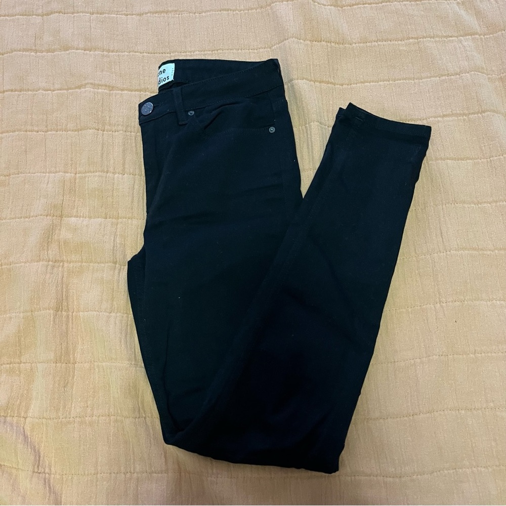 Acne Studios Skin 5 Black Super Skinny Jeans